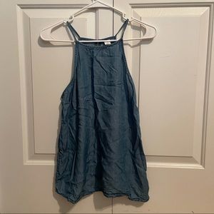 Old Navy Dark Jean Color Tank Top Medium